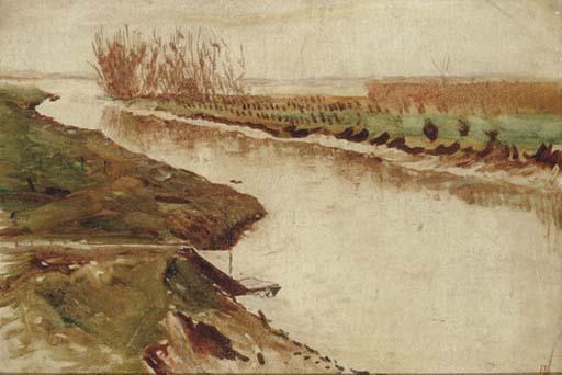 Dirk Nijland - A Dutch water landscape