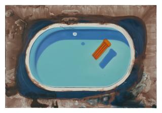 Dirk Skreber - Blue Flood With Pool, 2013