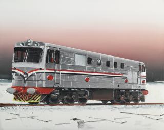 Dirk Skreber - Untitled (Train)