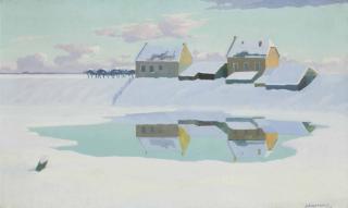 Dirk Smorenberg - A snow covered landscape