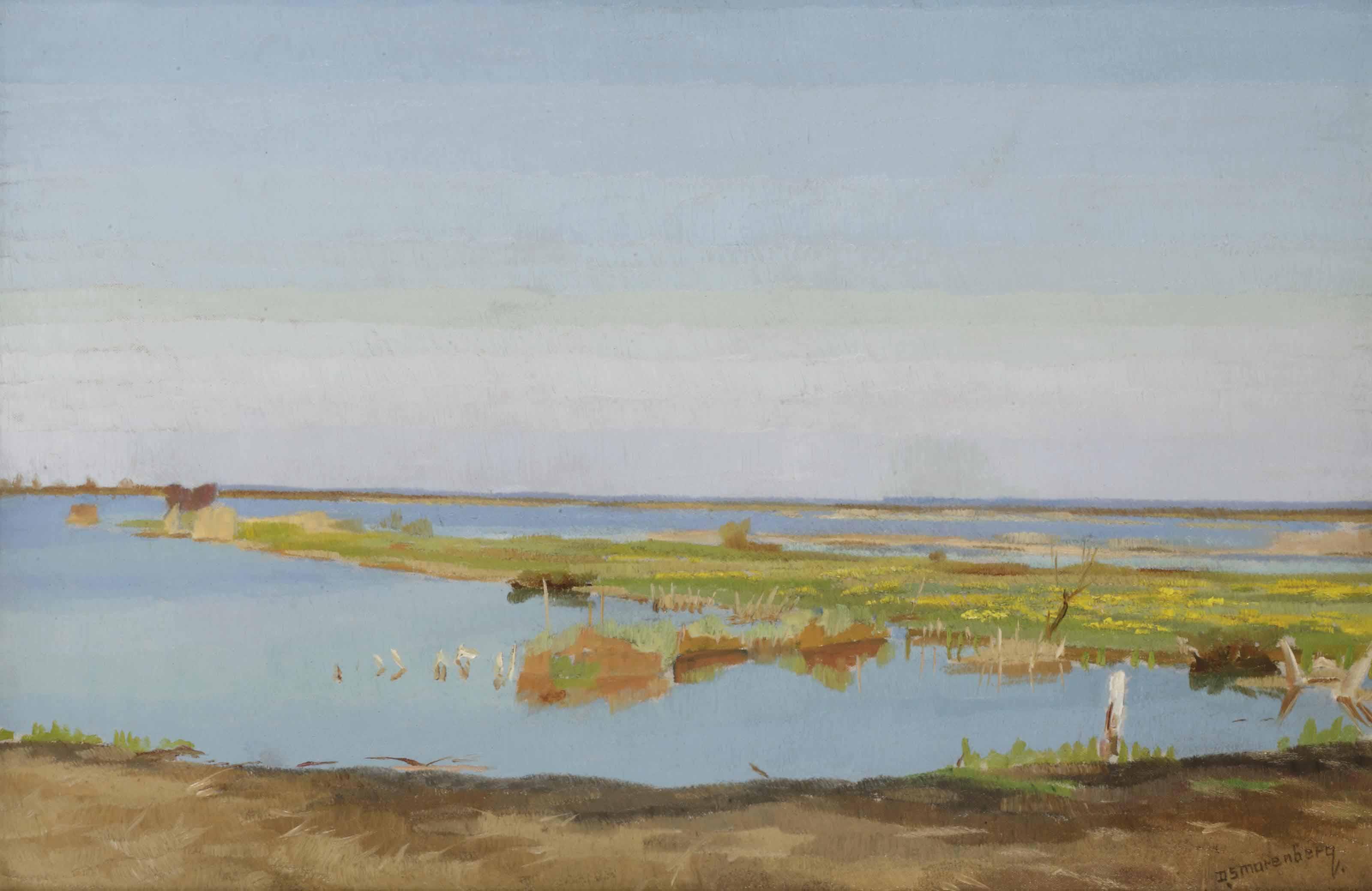 Dirk Smorenberg - A view of the Loosdrechtse Plassen