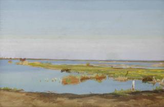 Dirk Smorenberg - A view of the Loosdrechtse Plassen