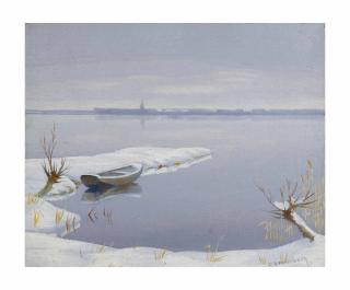 Dirk Smorenberg - Loosdrechtse plassen in winter