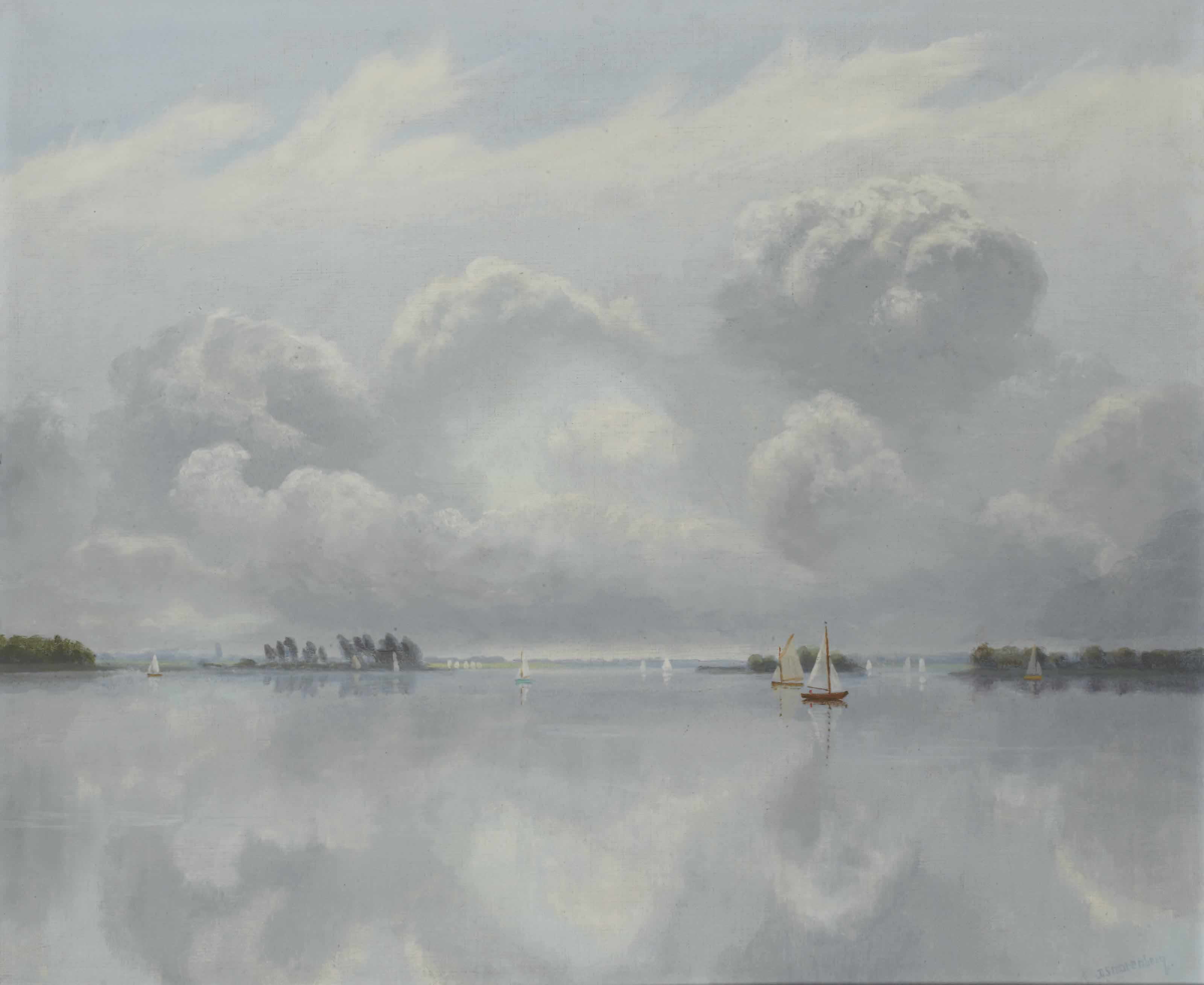 Dirk Smorenberg - Sailboats on the Loosdrechtse Plassen