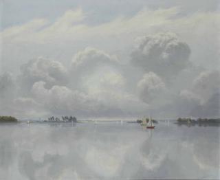 Dirk Smorenberg - Sailboats on the Loosdrechtse Plassen