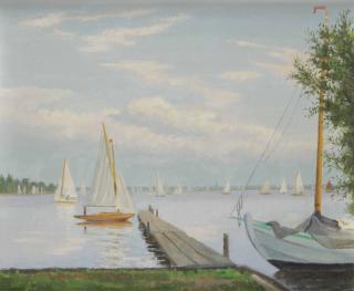 Dirk Smorenberg - Sailing Boats At The Loosdrechtse Plassen