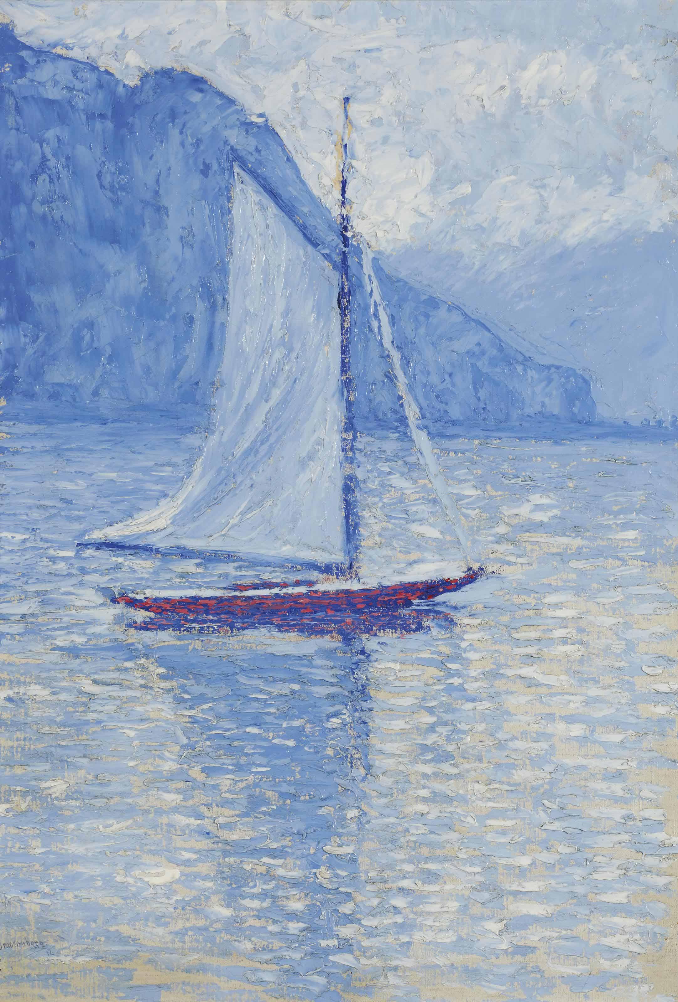 Dirk Smorenberg - Wellensicht - A View Of A Mountain Lake