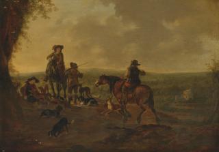 Dirk Stoop - Horsemen In A Landscape