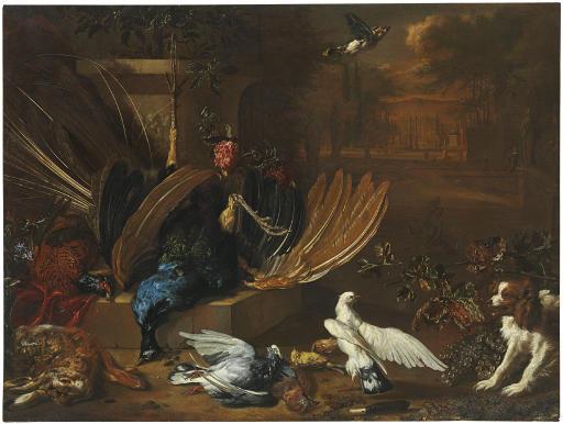 Dirk Valkenburg - Still Life of Dead Game With Birds