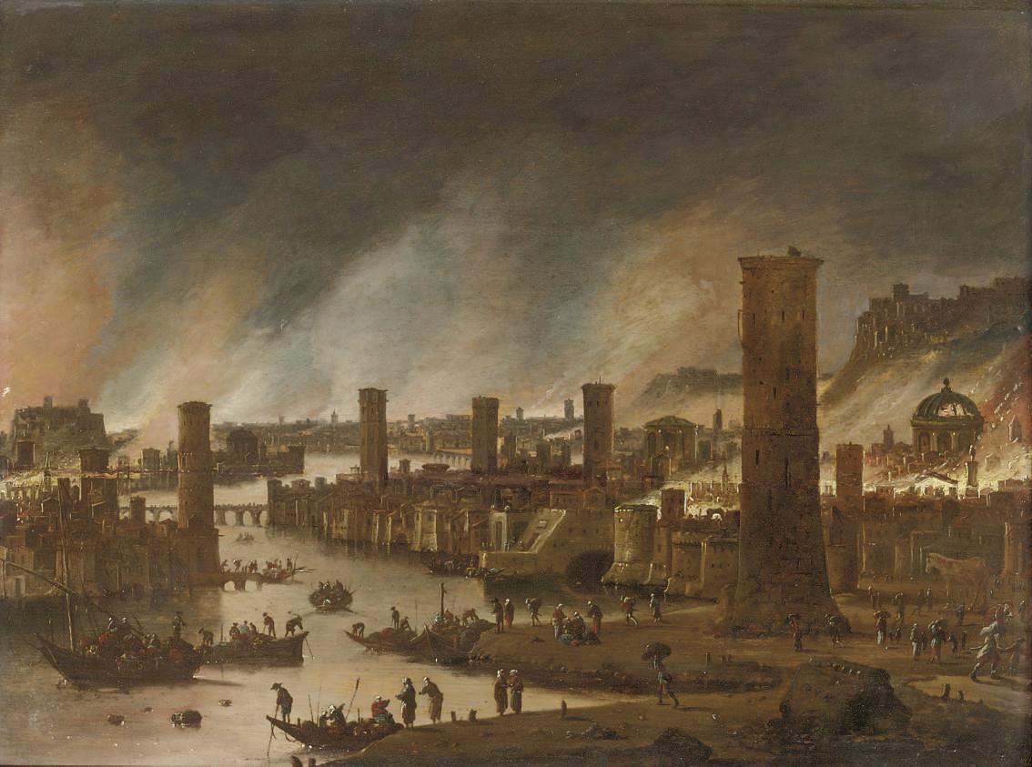 Dirk Verhaert - The Burning of Troy