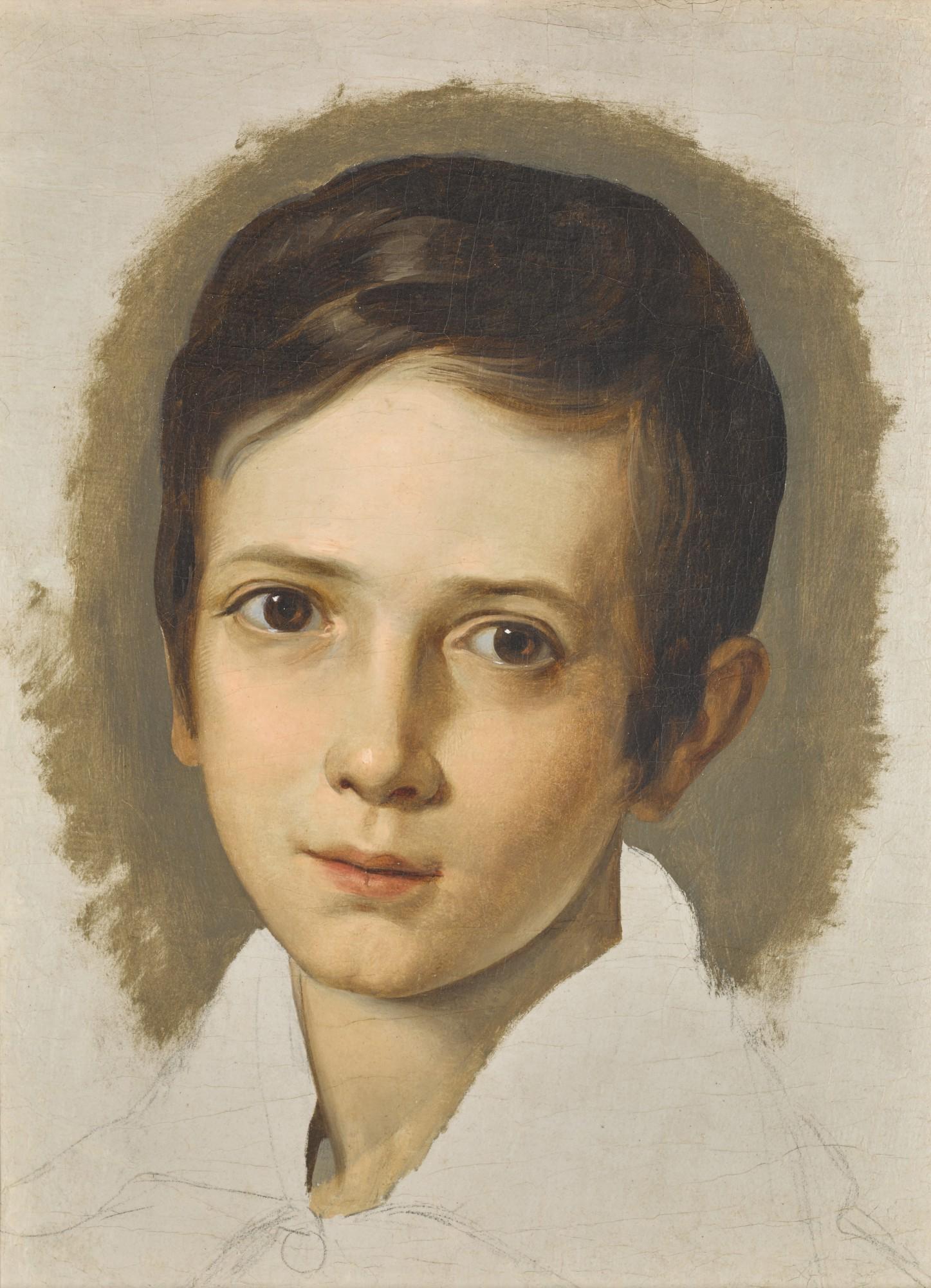 Ditlev Blunck - Portrait of a boy