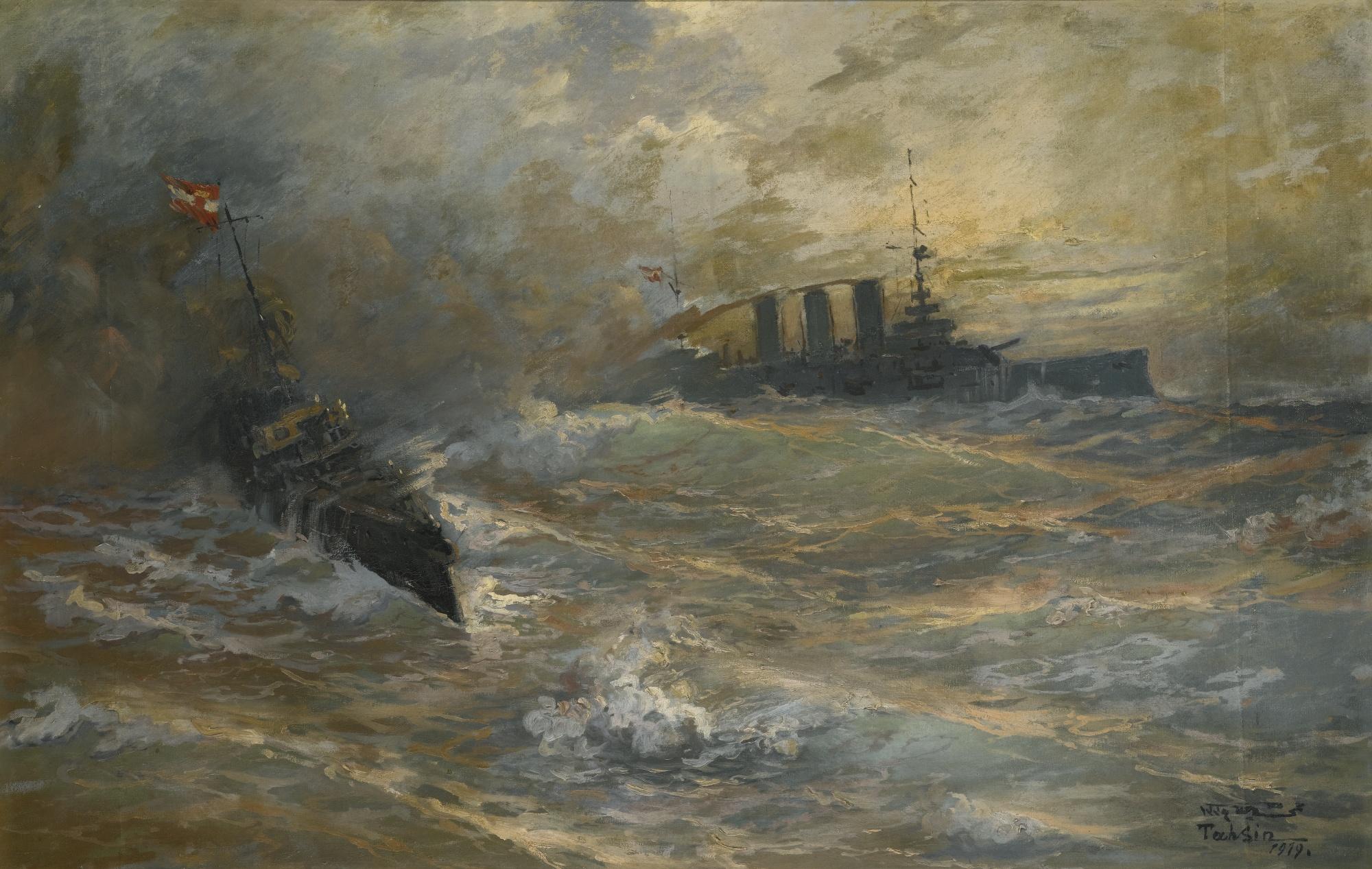 Diyarbakirli Tahsin - Turkish battleships On High Seas