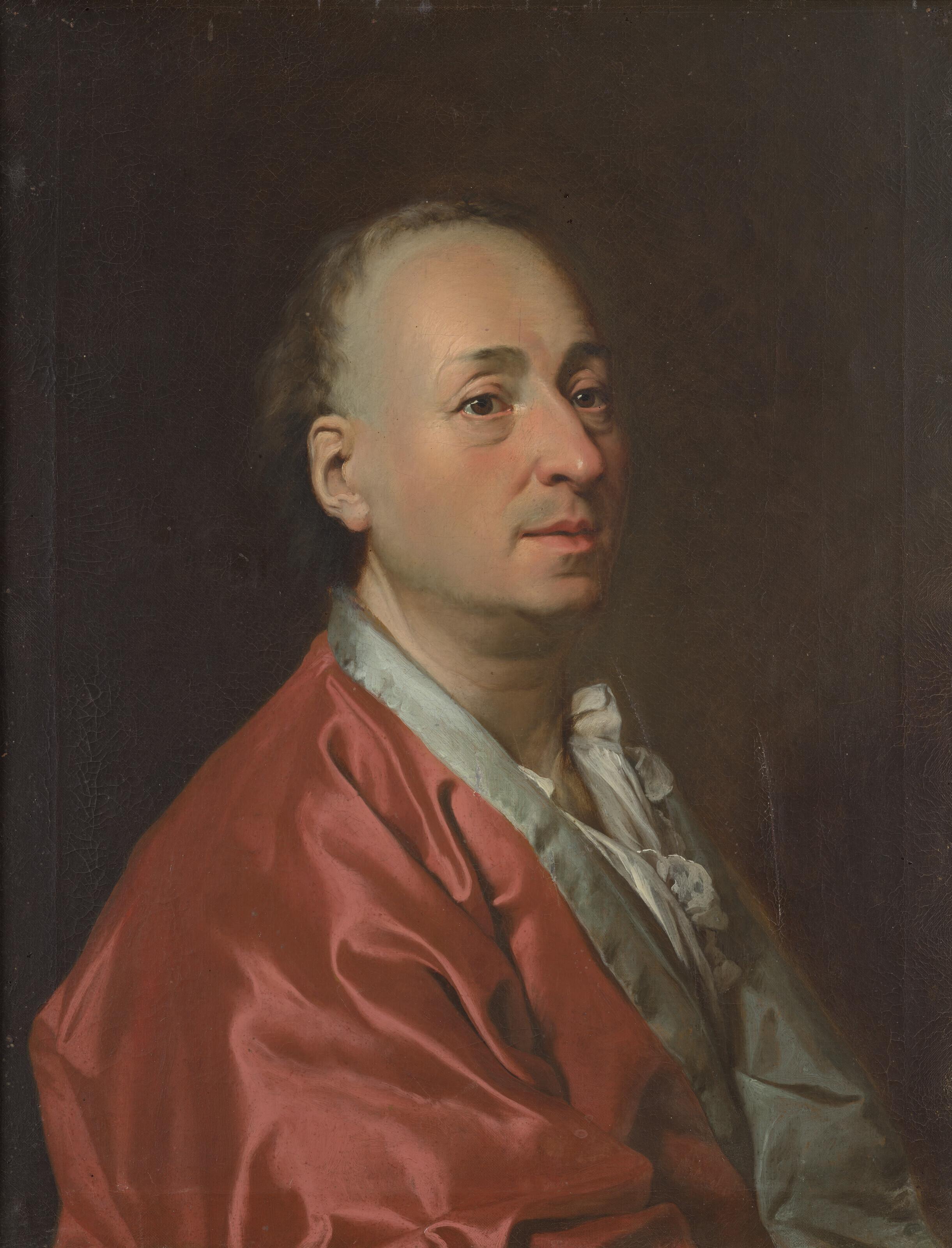 Dmitri Grigorievitch Levitski - Portrait de trois-quarts de Denis Diderot