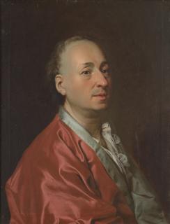 Dmitri Grigorievitch Levitski - Portrait de trois-quarts de Denis Diderot