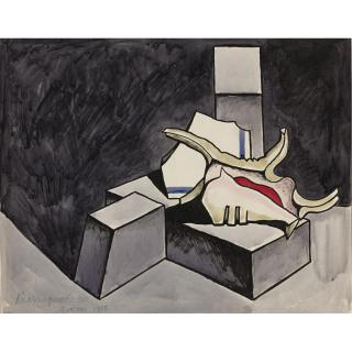 Dmitri Krasnopevtsev - Russian Composition With Shell, 1958