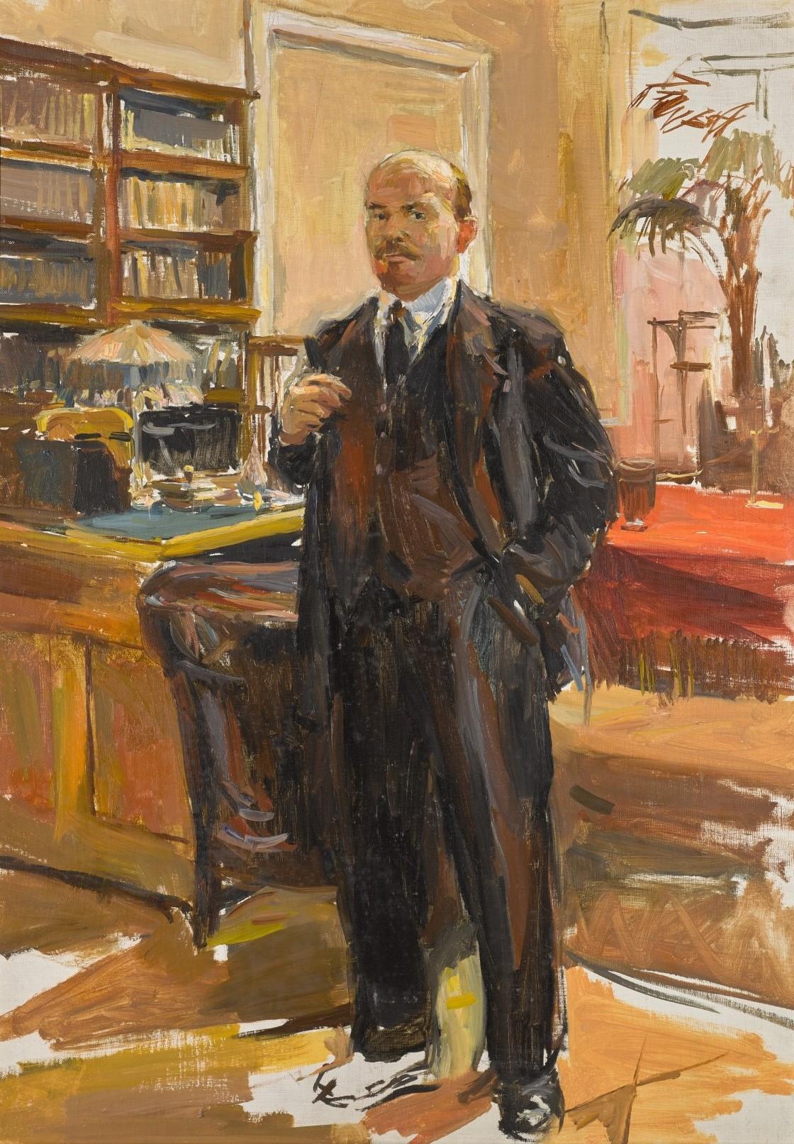 Dmitri Nalbandian - Portrait of Vladimir Lenin