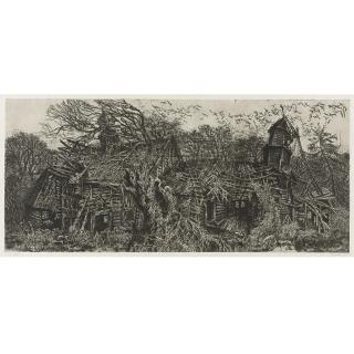 Dmitri Plavinsky - Russian Church Of The Annunciation In The Village Near Zagorsk, 1975