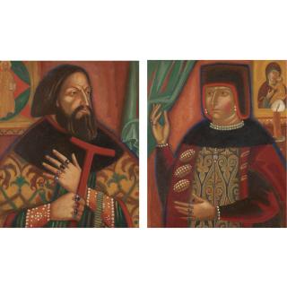 Dmitri Semenovich Stelletsky - A Boyar And His Wife