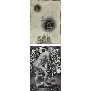 Dmitry Prigov - Russian Miracle And Portrait Of G.V. Catull From The Series Bestiarium: A Pair