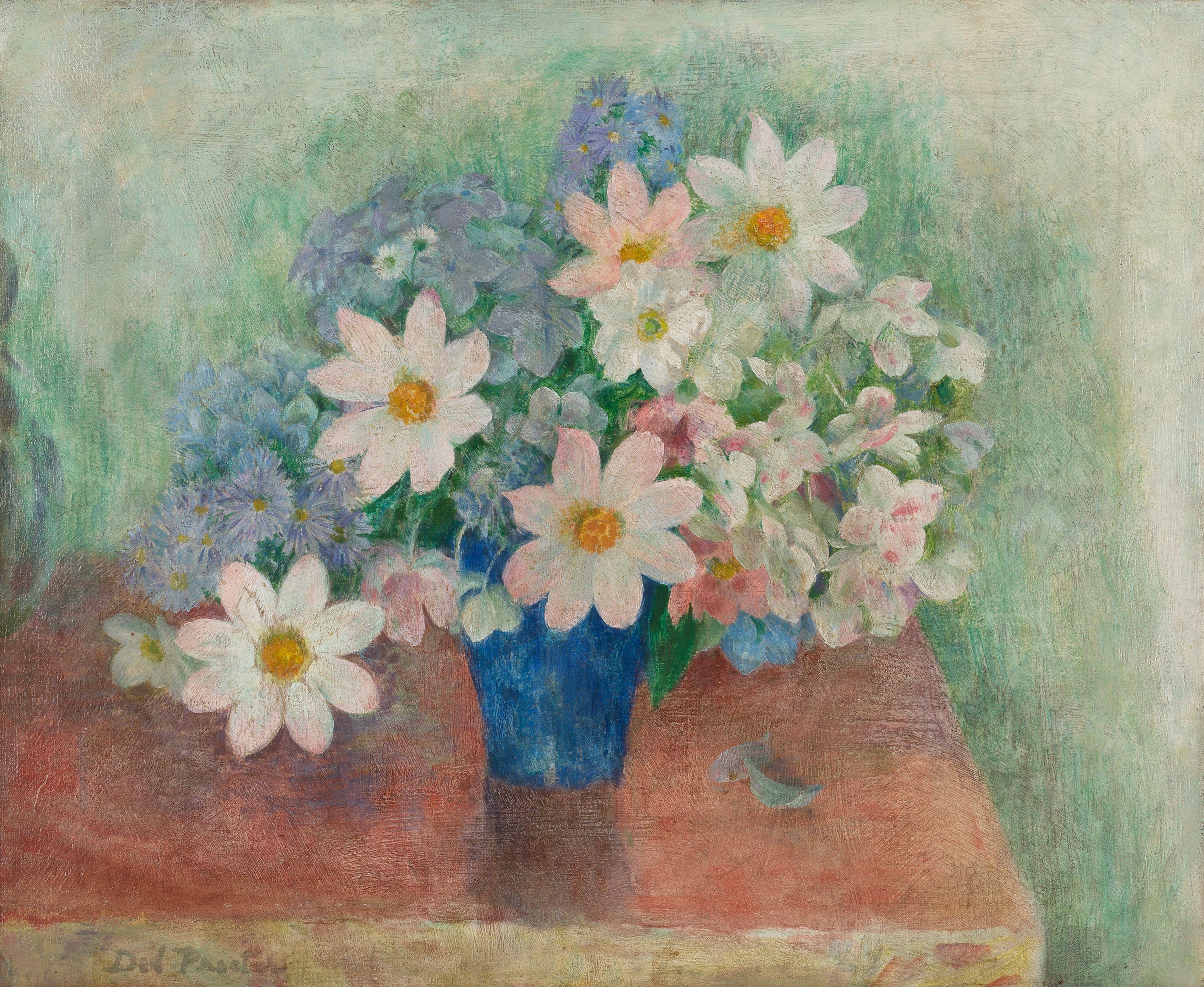Dod Procter R.A. - Still Life of Flowers