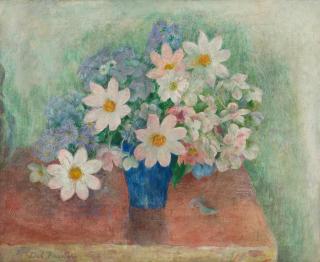 Dod Procter R.A. - Still Life of Flowers