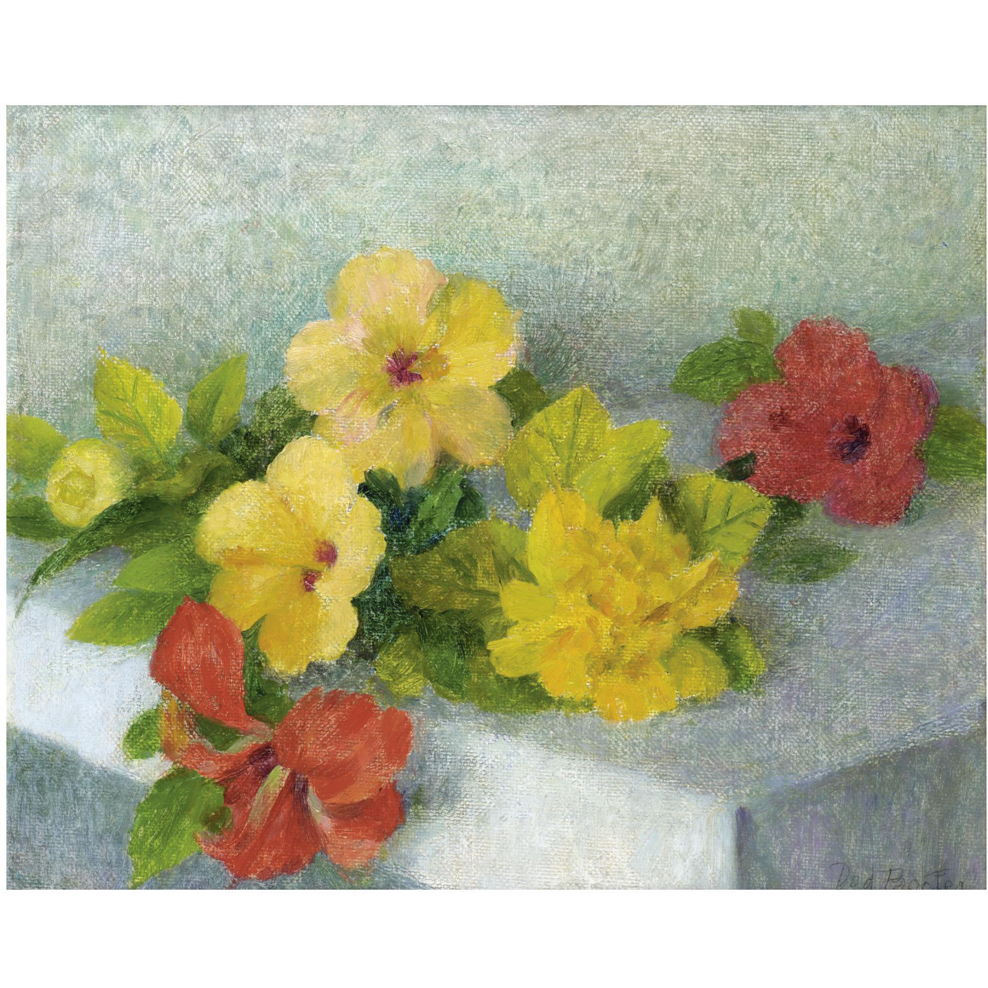 Dod Procter, R.A. - Still Life With Flowers