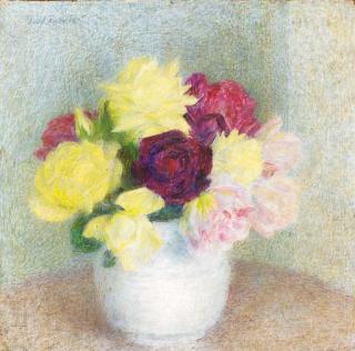 Dod Procter - Still Life With Roses