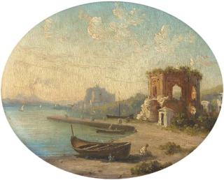 Domenico Ammirato - The Temple of Venere a Boya, Italy