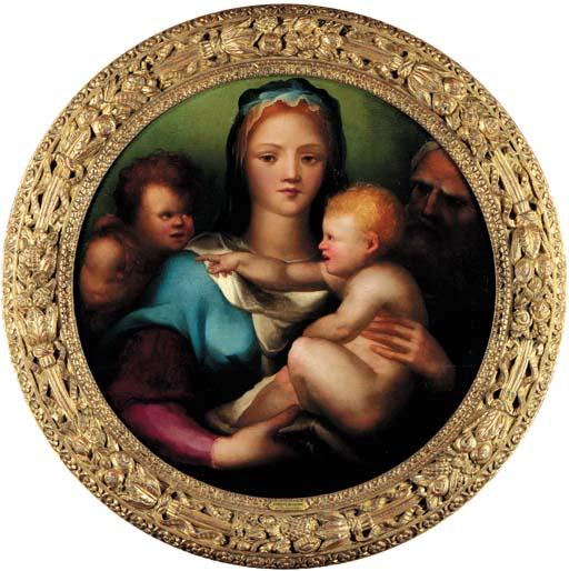 Domenico Beccafumi - The Holy Family with Saint John the Baptist