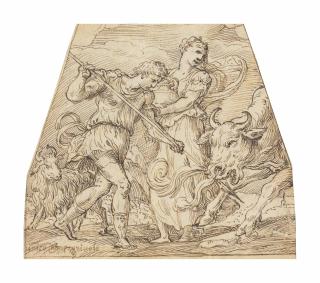 Domenico Campagnola - Jason and the Marathonian bull