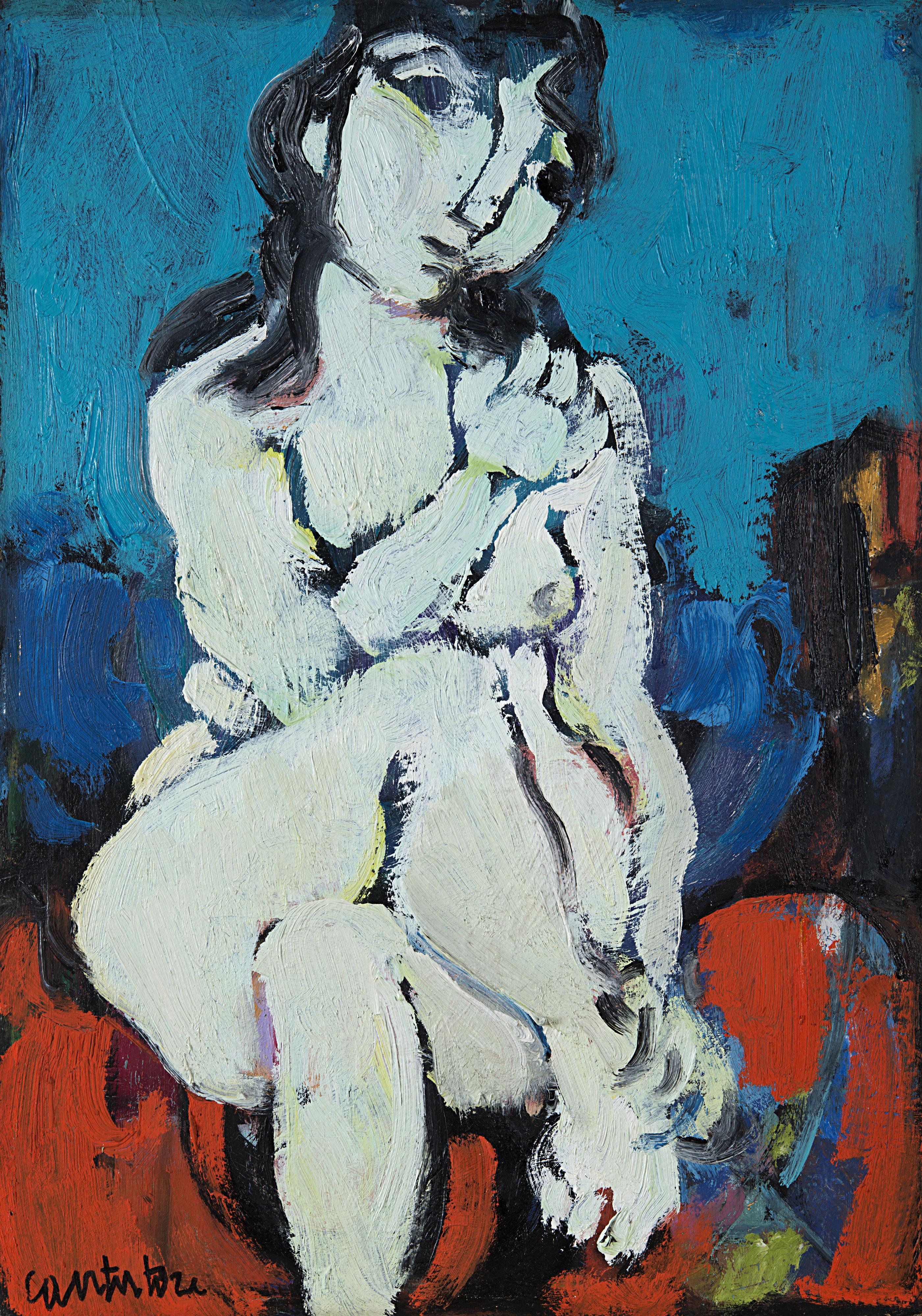 Domenico Cantatore - Donna seduta