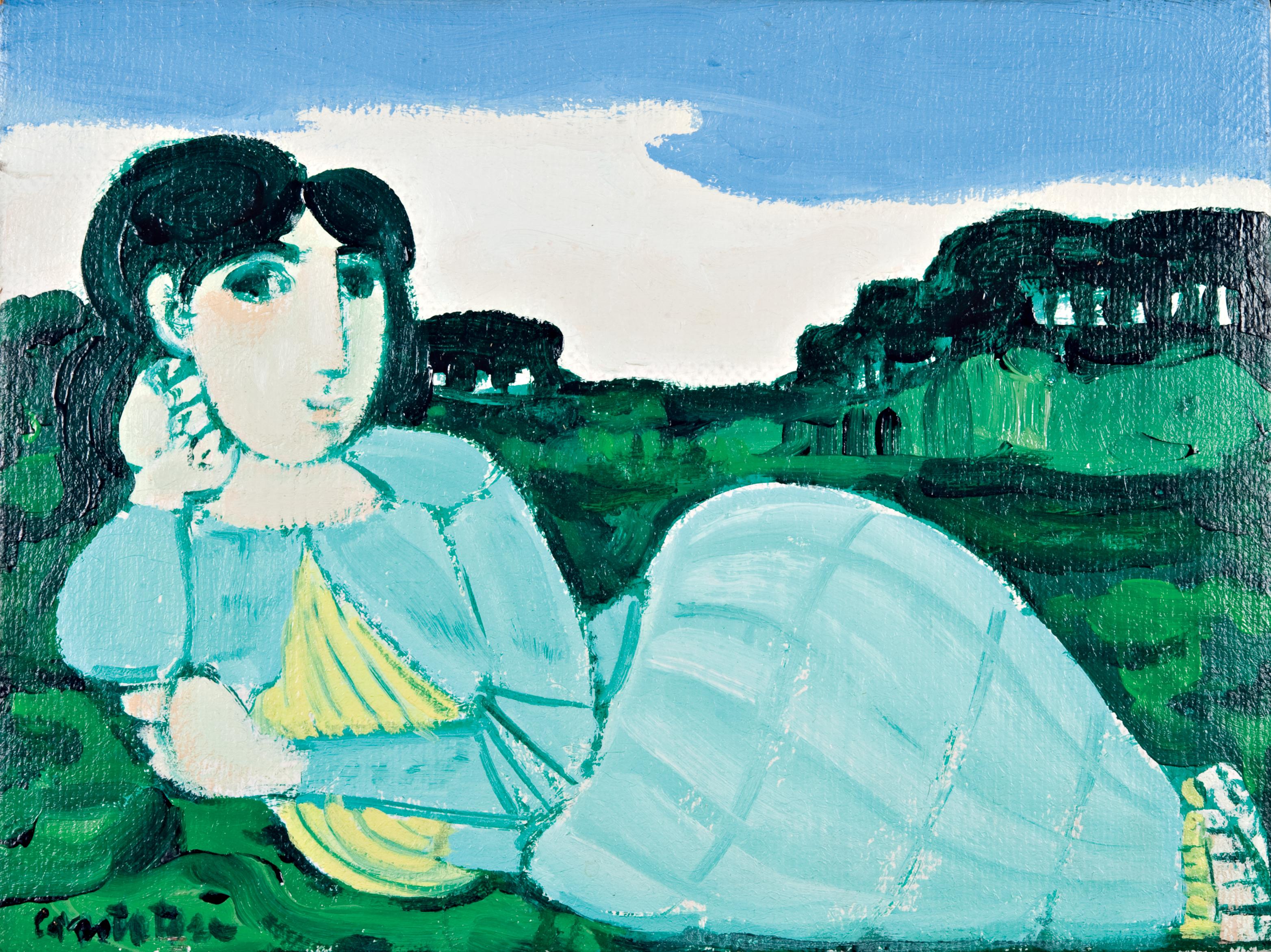 Domenico Cantatore - Odalisca