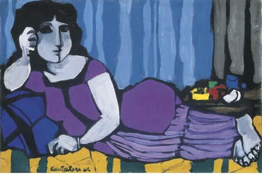 Domenico Cantatore - Odalisca