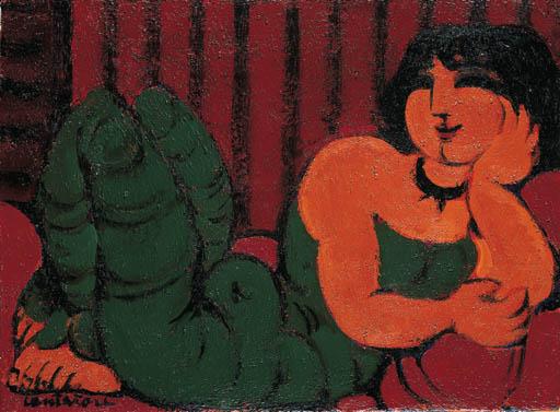 Domenico Cantatore - Odalisca