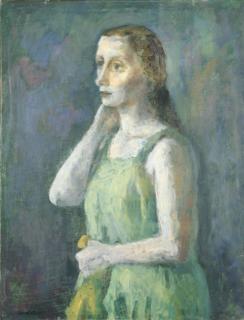 Domenico Cantatore - Ritratto femminile