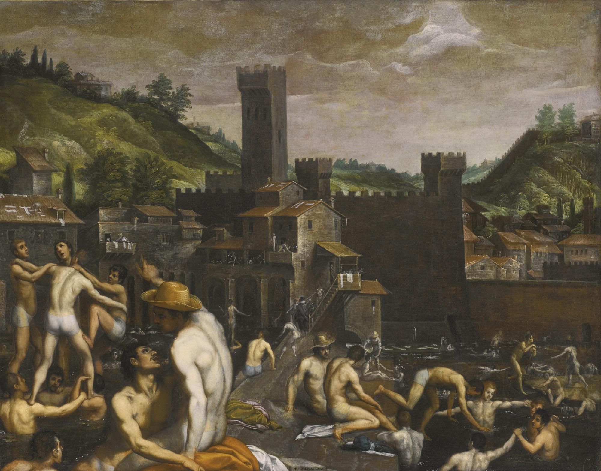 Domenico Cresti - Bathers At San Niccolo 