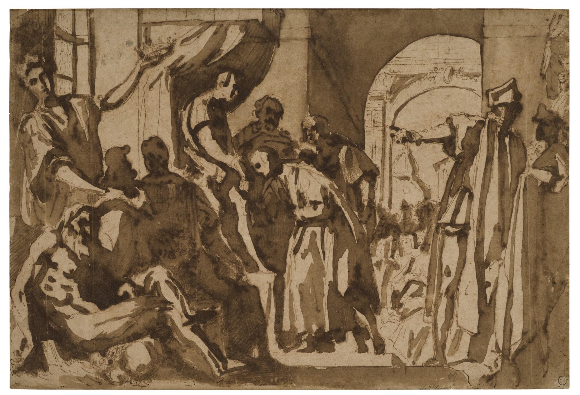 Domenico Cresti - Cosimo I de\' Medici Elected Duke of Tuscany by the Florentine Senate