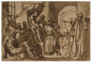 Domenico Cresti - Cosimo I de\' Medici Elected Duke of Tuscany by the Florentine Senate