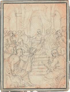 Domenico Cresti - Der zwölfjährige Jesus im Tempel