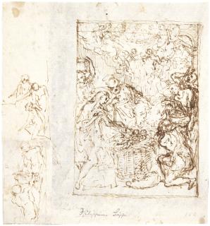 Domenico Cresti - The Adoration Of The Shepherds