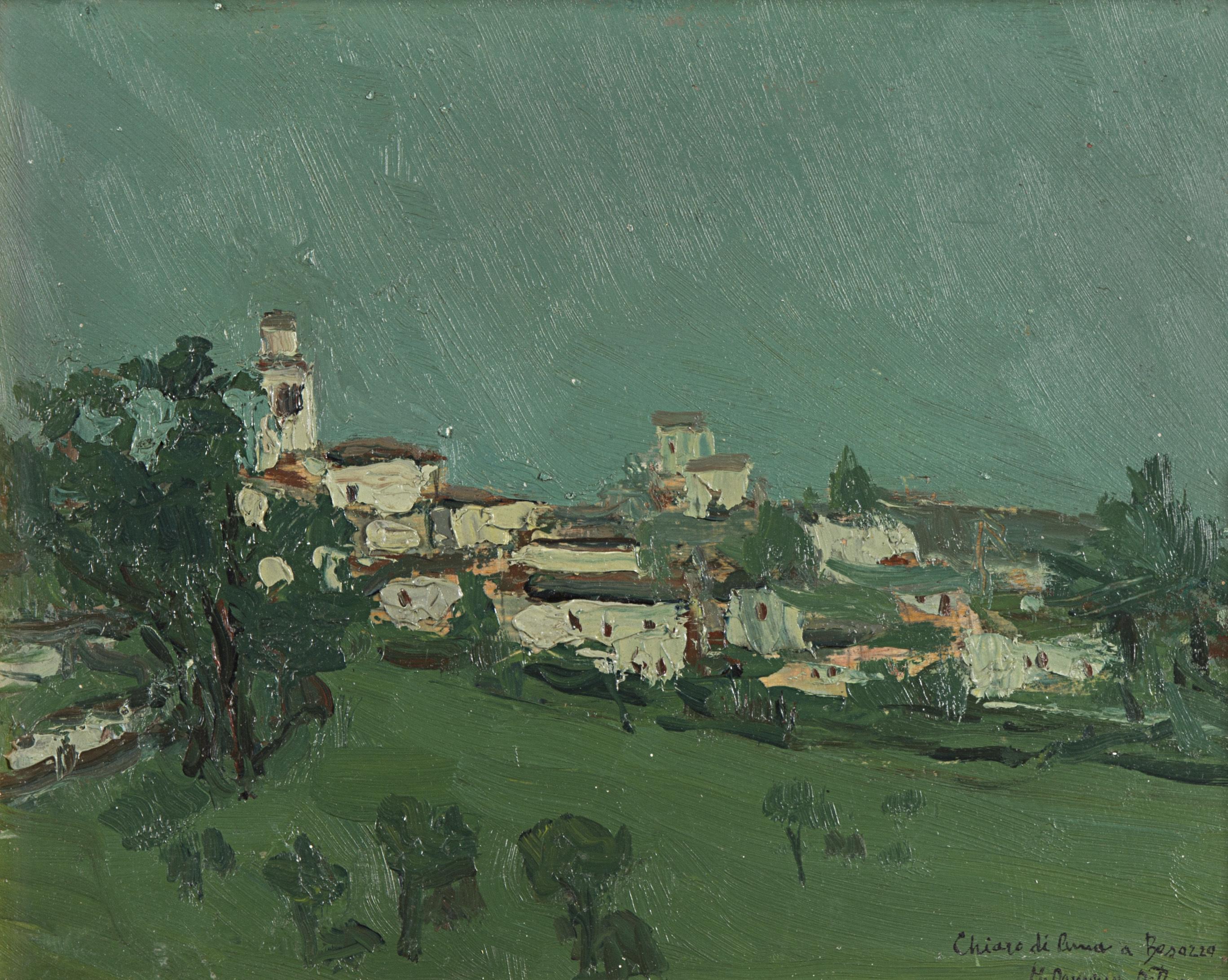 Domenico De Bernardi - Chiaro di luna a Besozzo