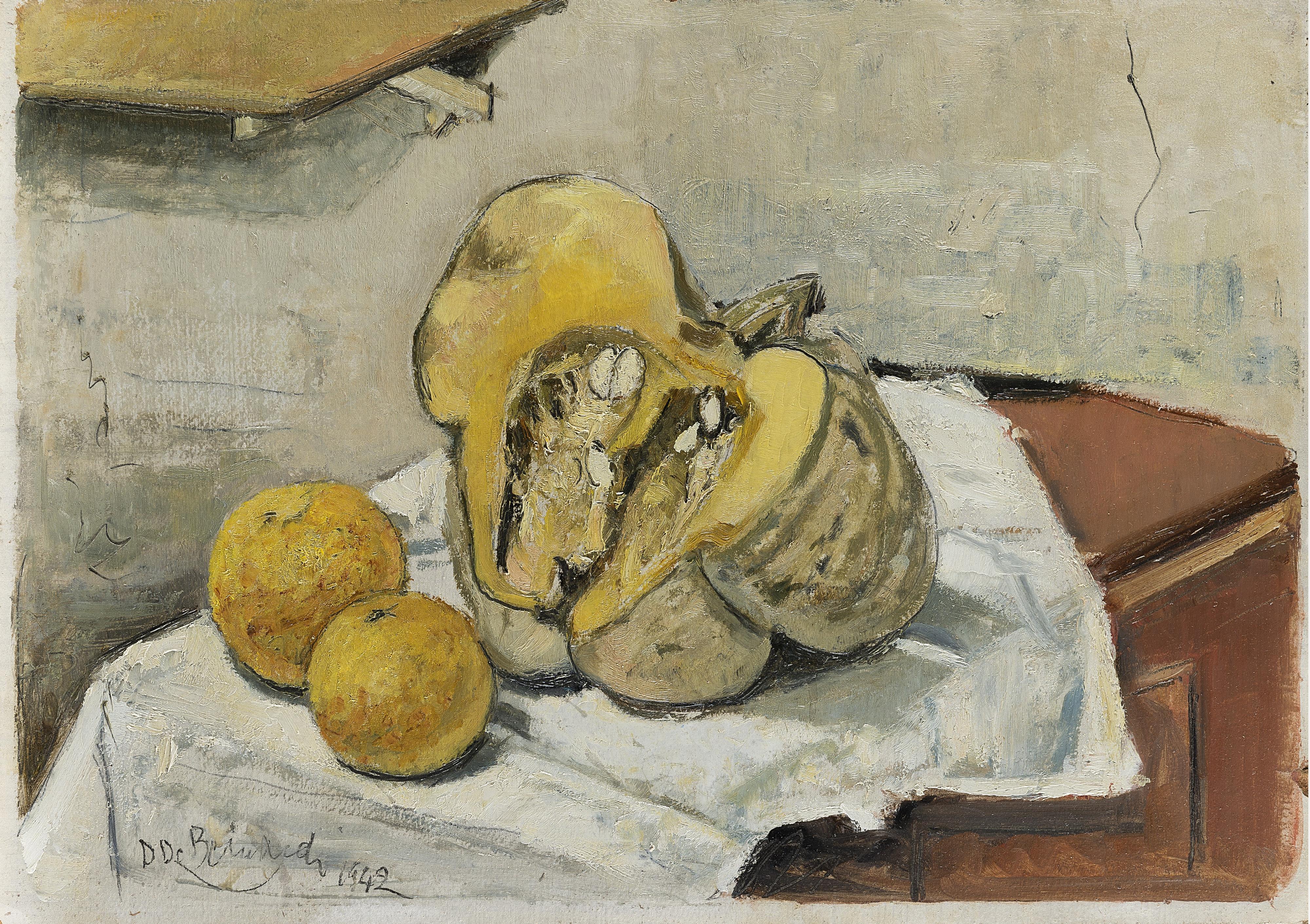 Domenico De Bernardi - Composizione con zucca