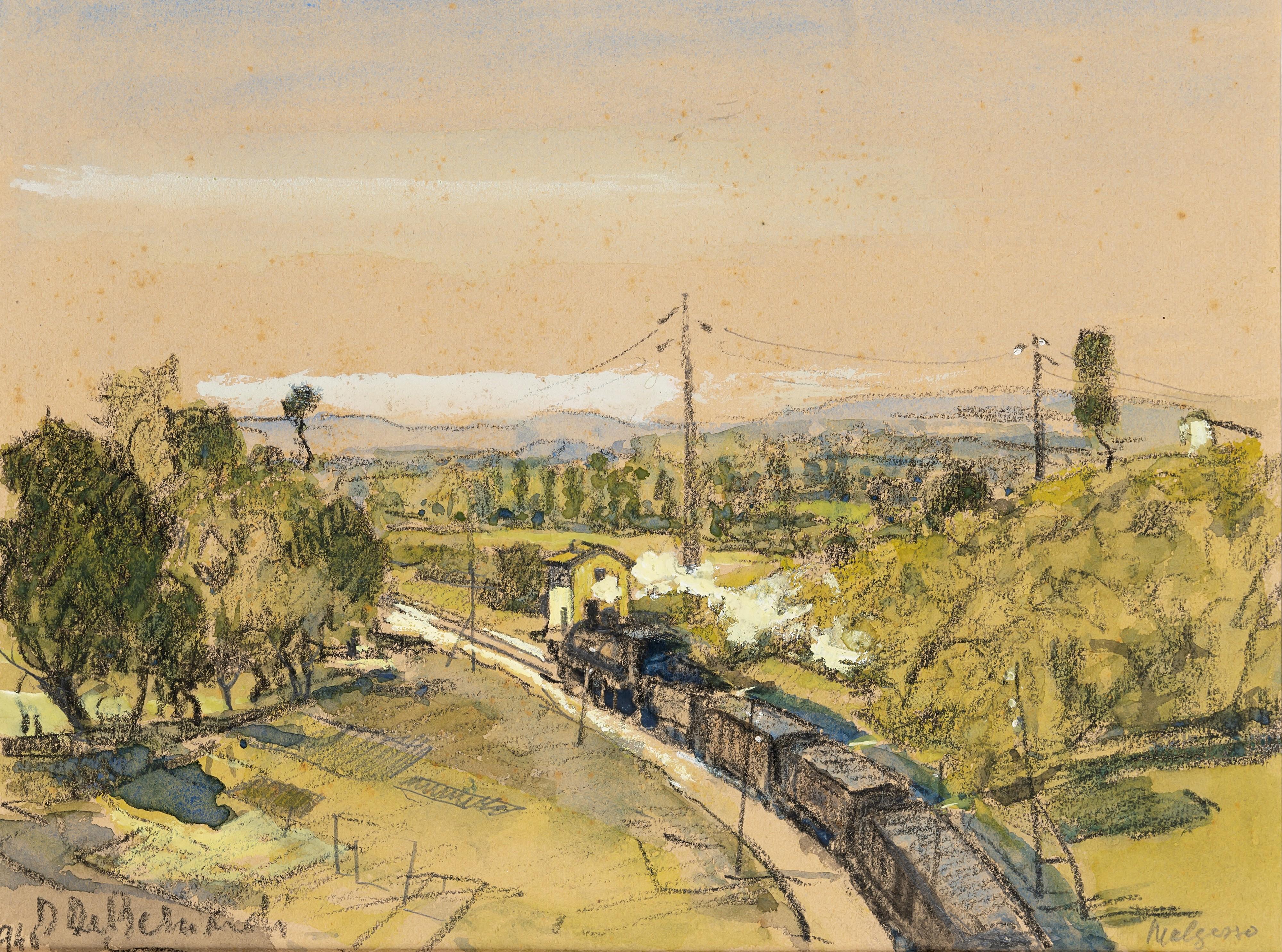 Domenico De Bernardi - Ferrovia a Malgesso