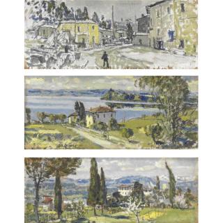 Domenico De Bernardi - Lago Di Varese A Gavirate