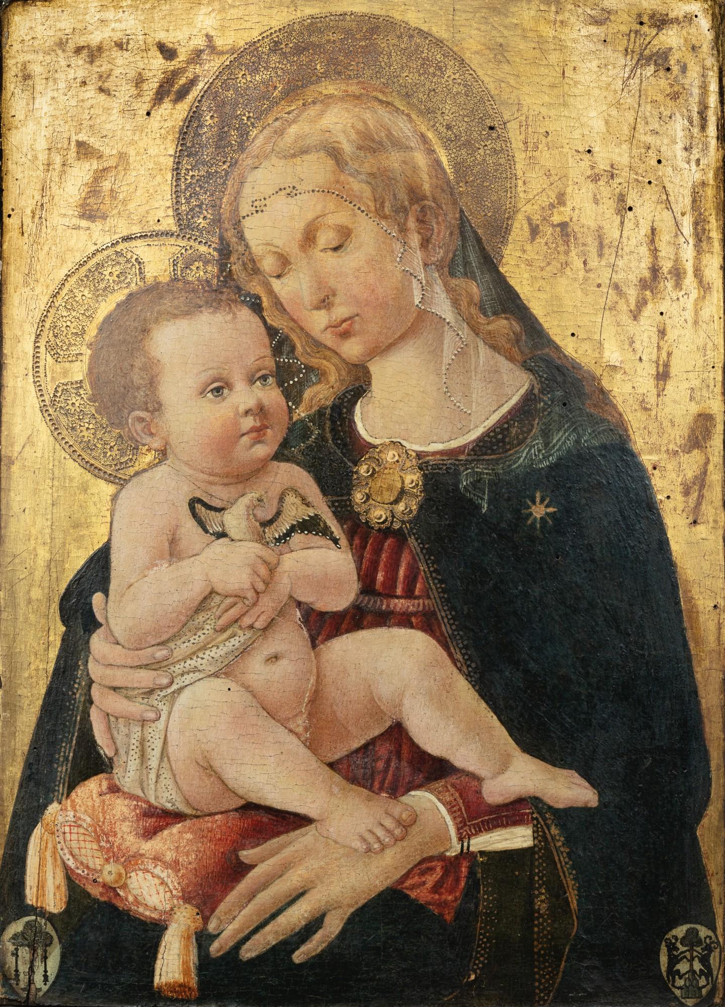 Domenico di Zanobi - Virgin and Child