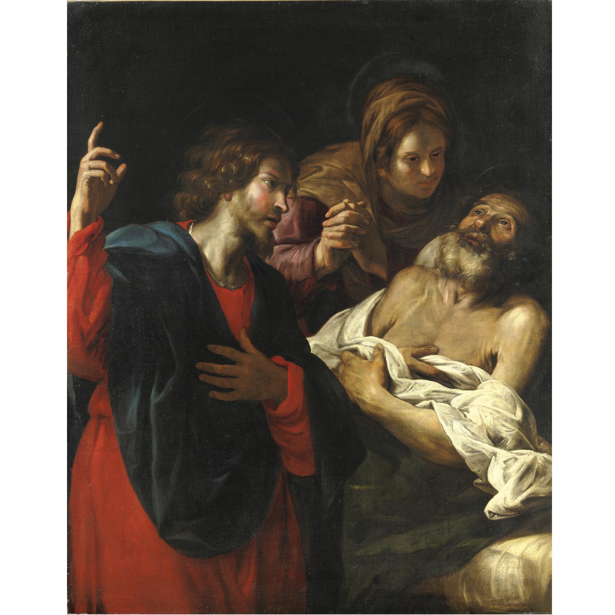 Domenico Fiasella - Morte Di San Giuseppe