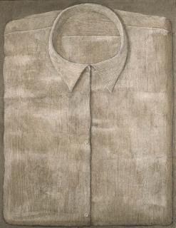 Domenico Gnoli - Camicia a righe