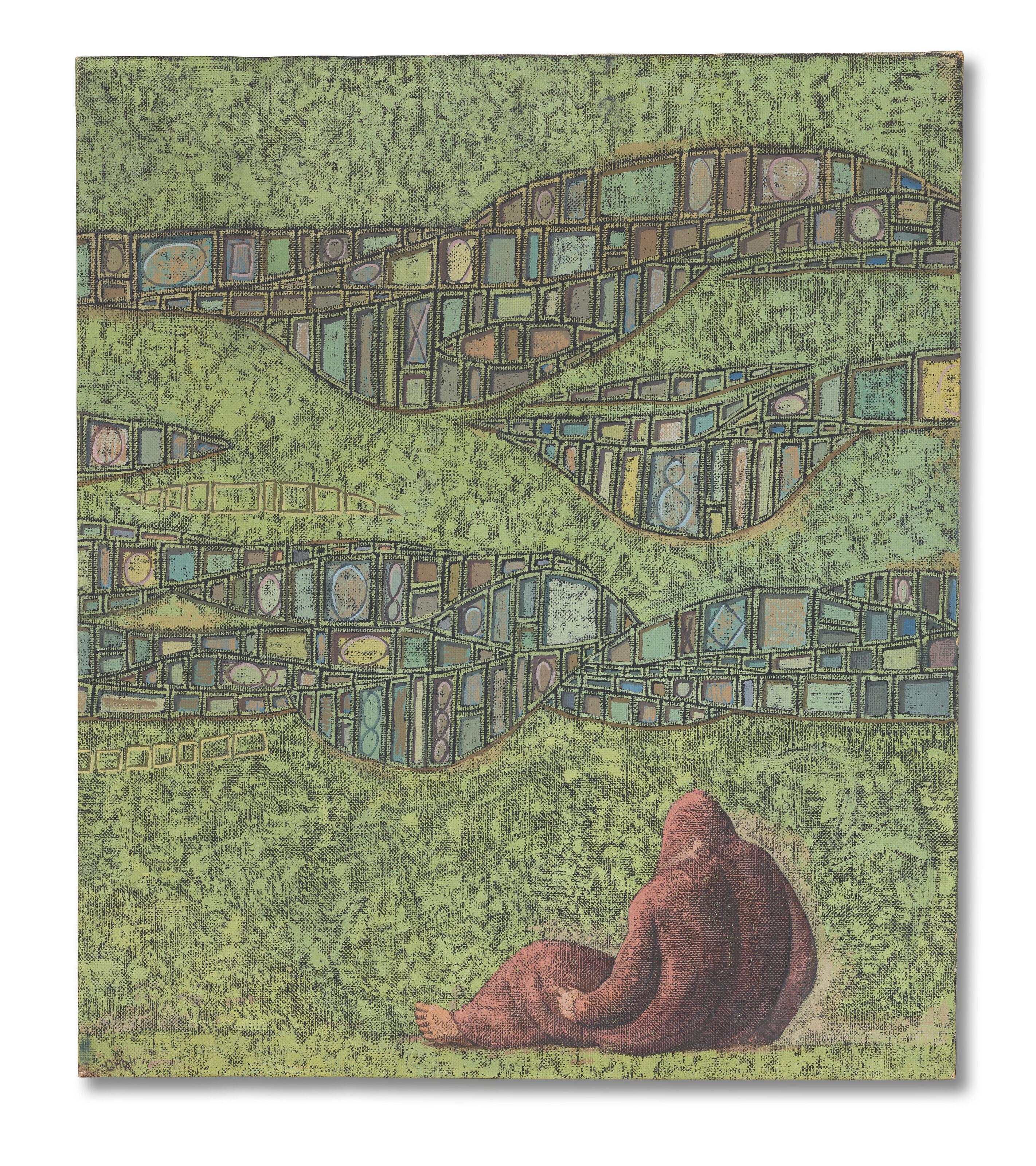 Domenico Gnoli - Giochi I (Games I)