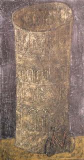 Domenico Gnoli - La bicicletta rossa