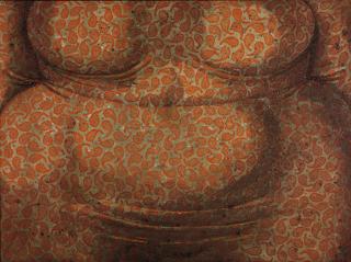 Domenico Gnoli - La robe rouge